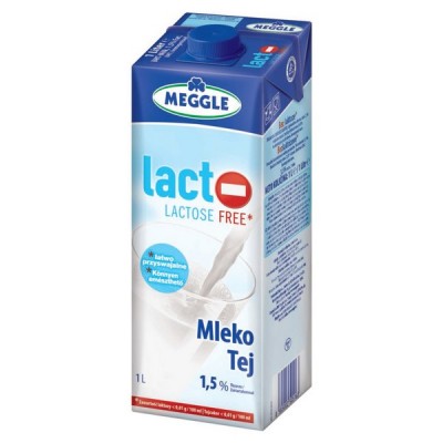 Meggle мляко LACTOSE FREE УХТ 1.5% кутия 1л
